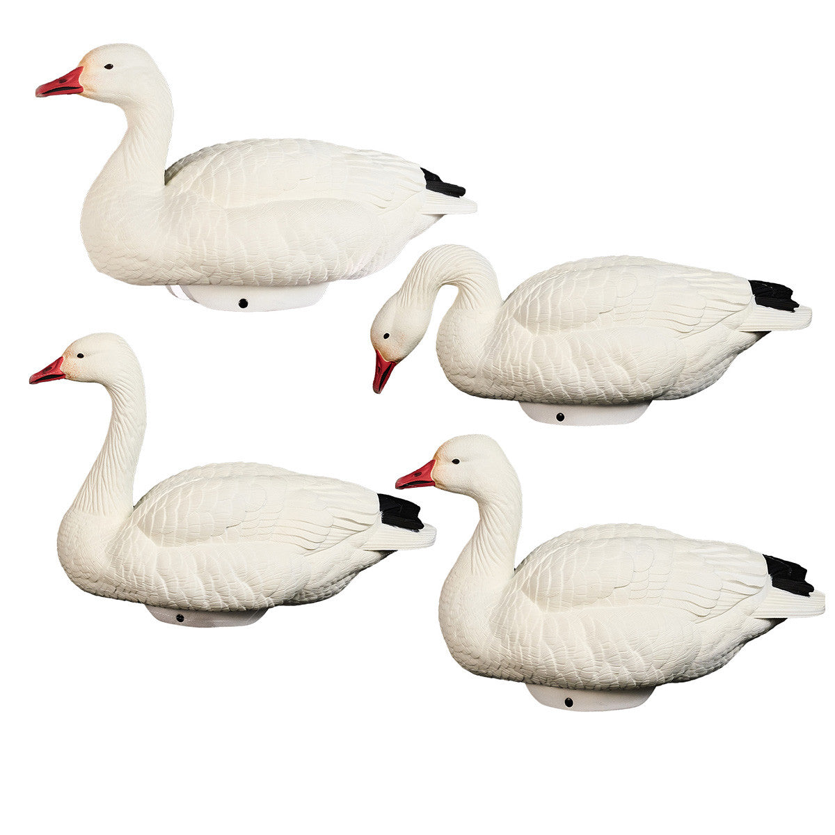 HEYDAY HydroFoam Snow Goose Floater Decoys - 4 Pack Image