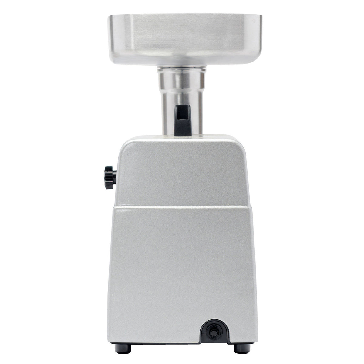 Back image of the LEM MightyBite #8 Aluminum Grinder.