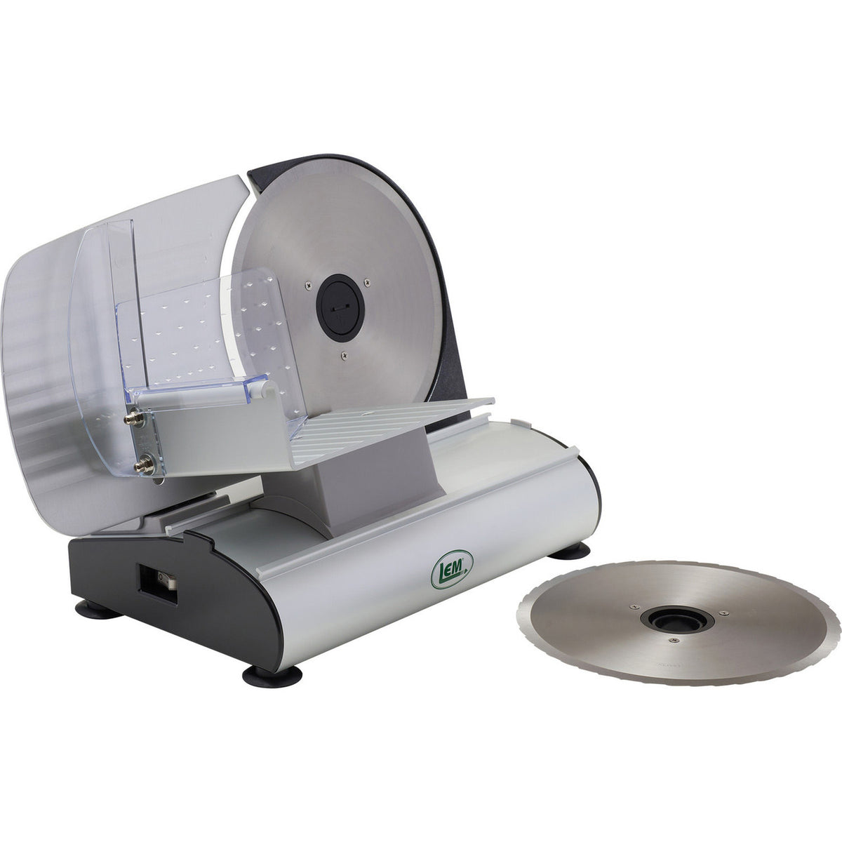 Image of the LEM Mighty Bite 8.5" Belt Driven Meat Slicer.