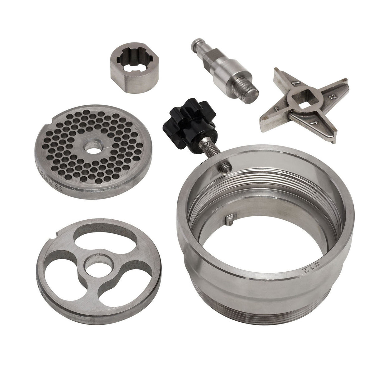 Individual parts image of the LEM Big Bite #8 Dual Grind Adapter Kit.