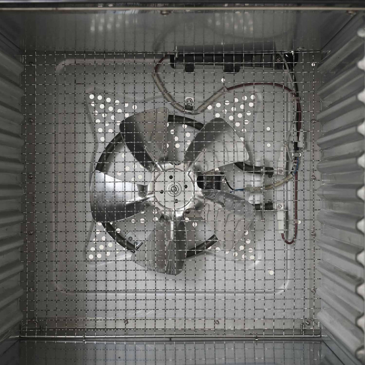 Fan image of the LEM BigBite 10-Tray Stainless Steel Dehydrator..