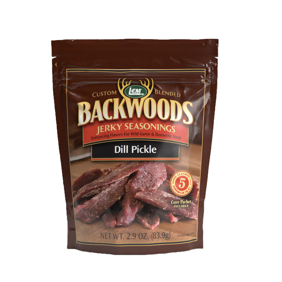 Image of the LEM Backwoods Dill Pickle Jerky Seasoning for 5 Lbs.