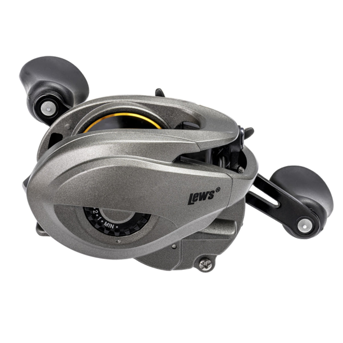 Lews Accel RX Baitcasting Reel Palm Side Image