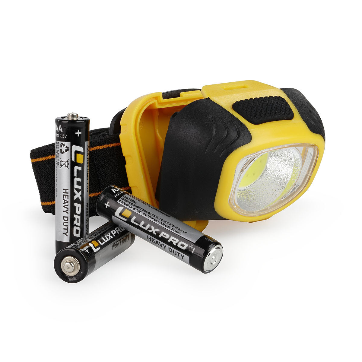 Lux Pro 148 Lumens Single-Button Operation Headlamp, 2-Pack Tilted Image