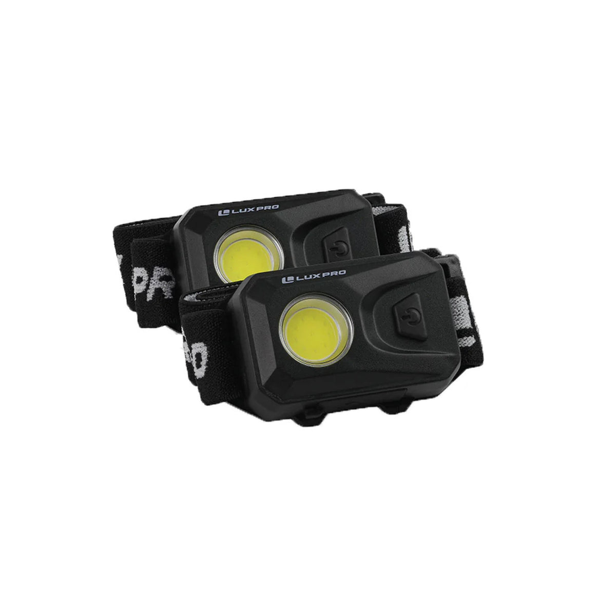 Lux Pro Rechargeable Broadbeam 250 Lumen Headlamp, 2 Pack