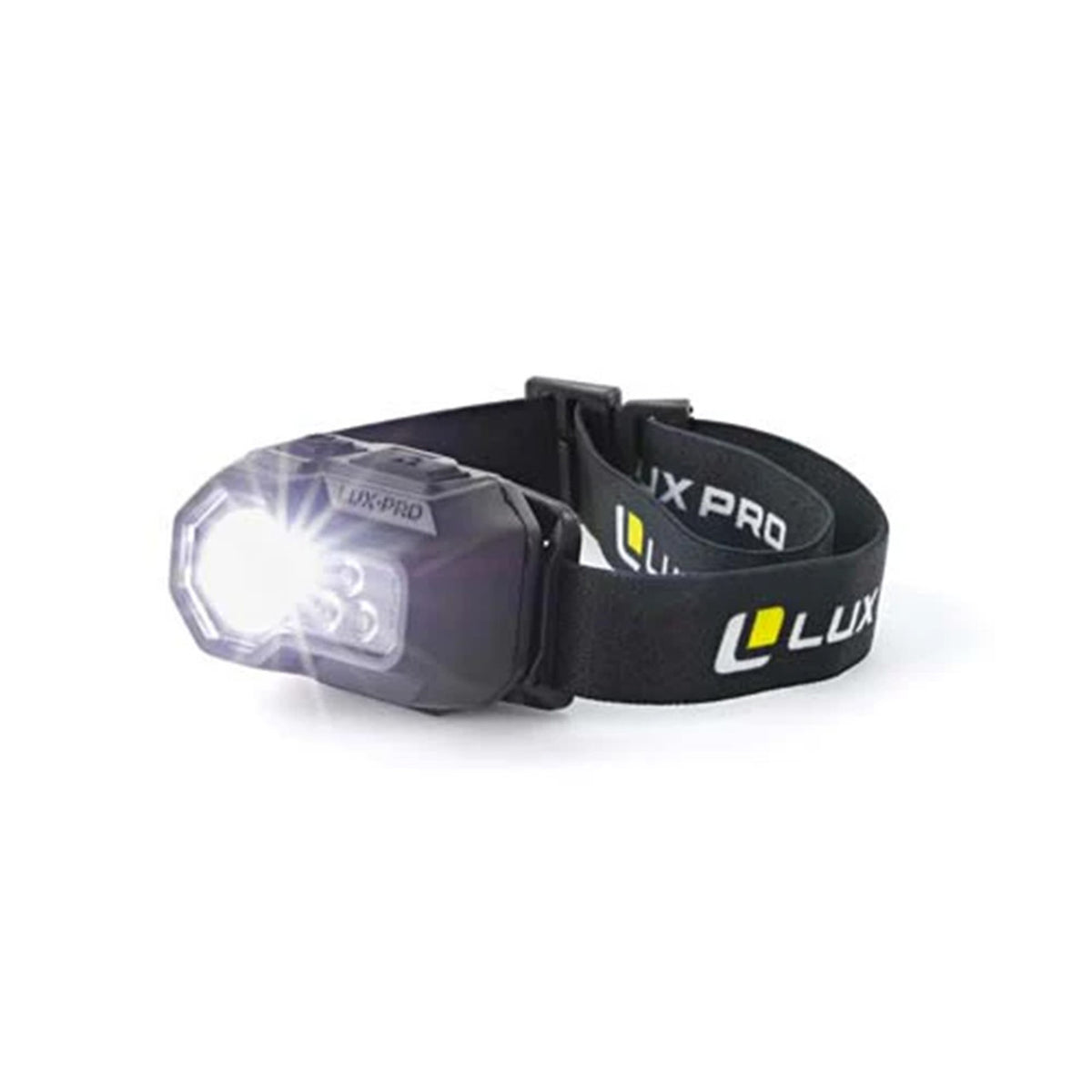 Image of the Luxpro Ultra-Bright Multi-Color LED Headlamp in White.