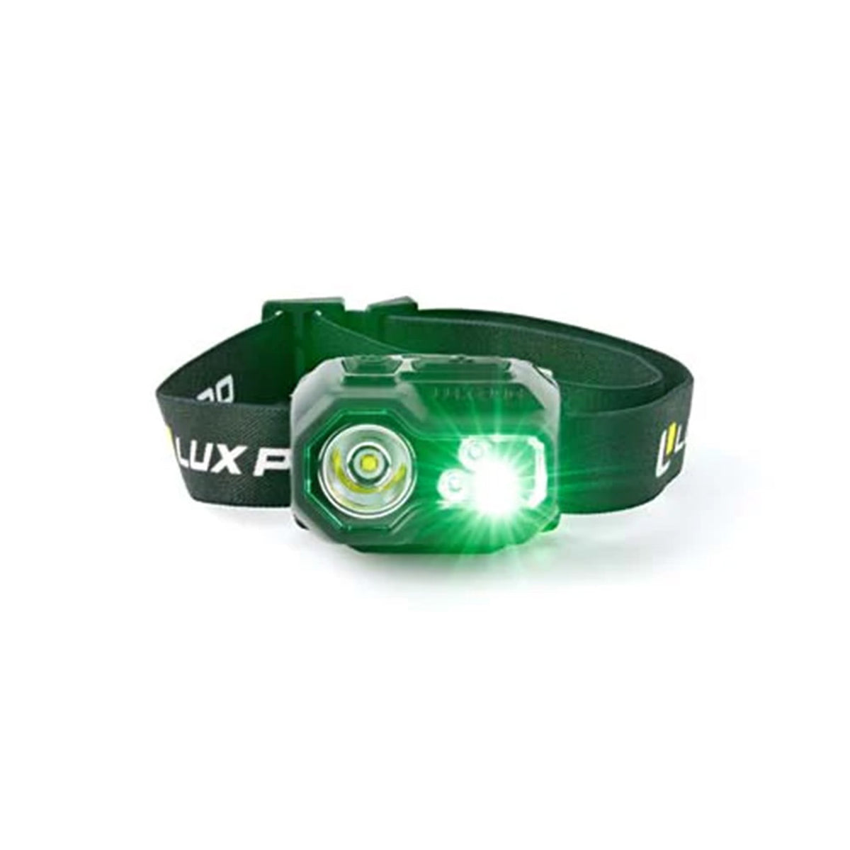 Image of the Luxpro Ultra-Bright Multi-Color LED Headlamp in Green