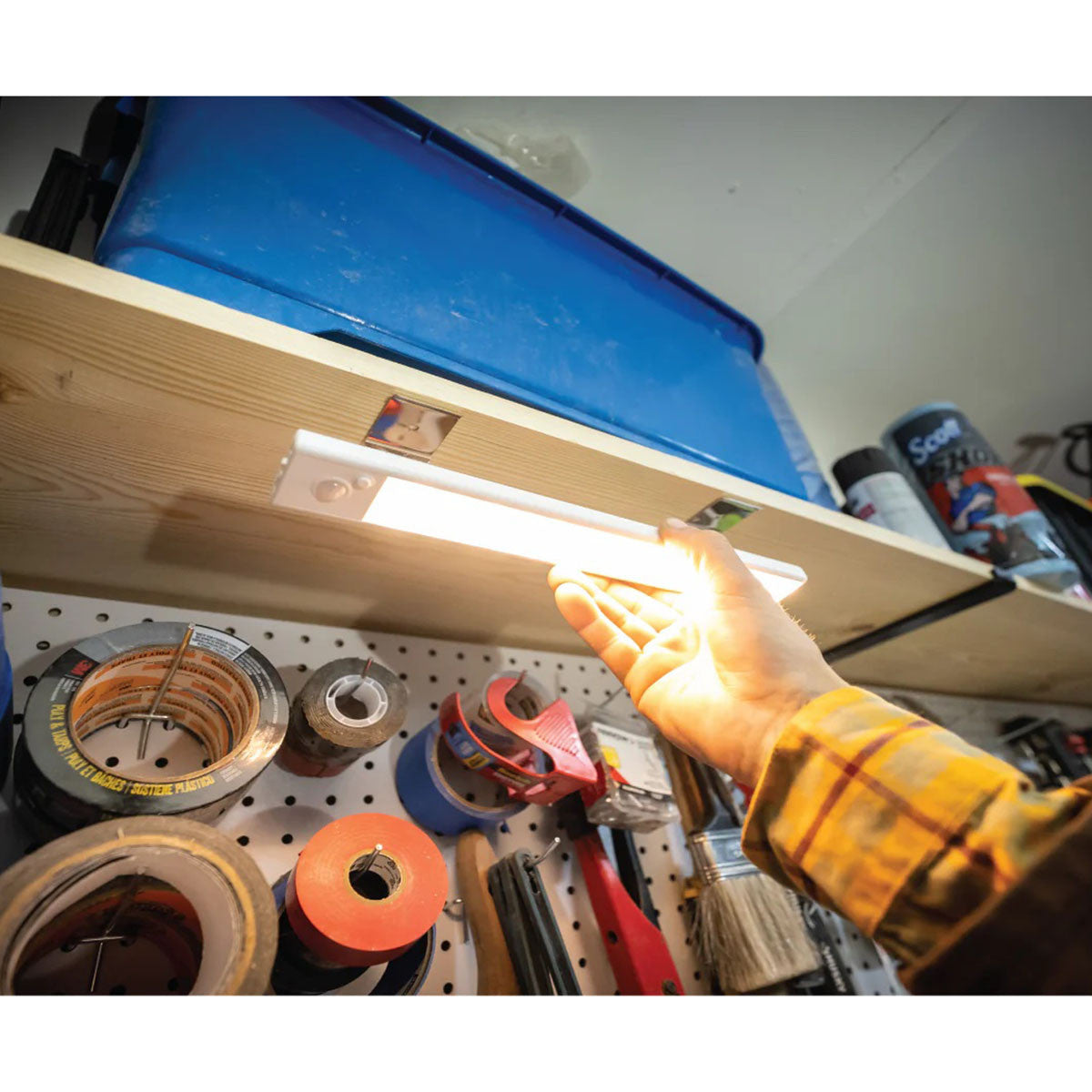 Lux Pro 8" Motion Sensor Rechargeable Under Cabinet Area Light Under Cabinet Image