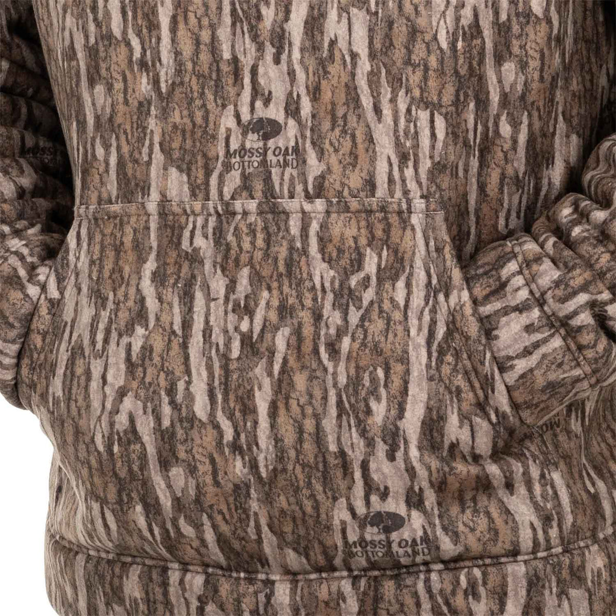 Kangaroo Pocket Image of the Habit Bowstring Sherpa Hoodie.