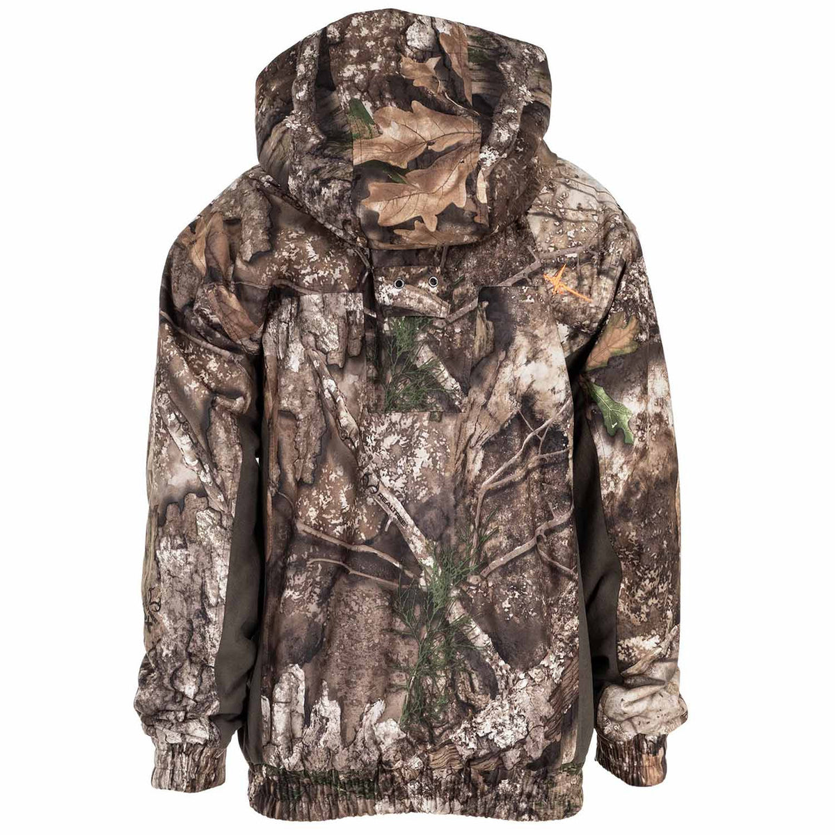 Back Image of the Image of the Habit Youth Cedar Branch Insulated Waterproof Bomber.