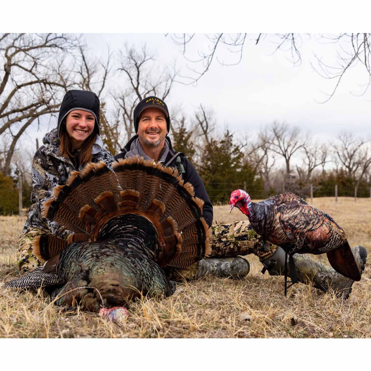 Montana Decoys Purrfect XD 3D Jake Turkey Decoy Field Image