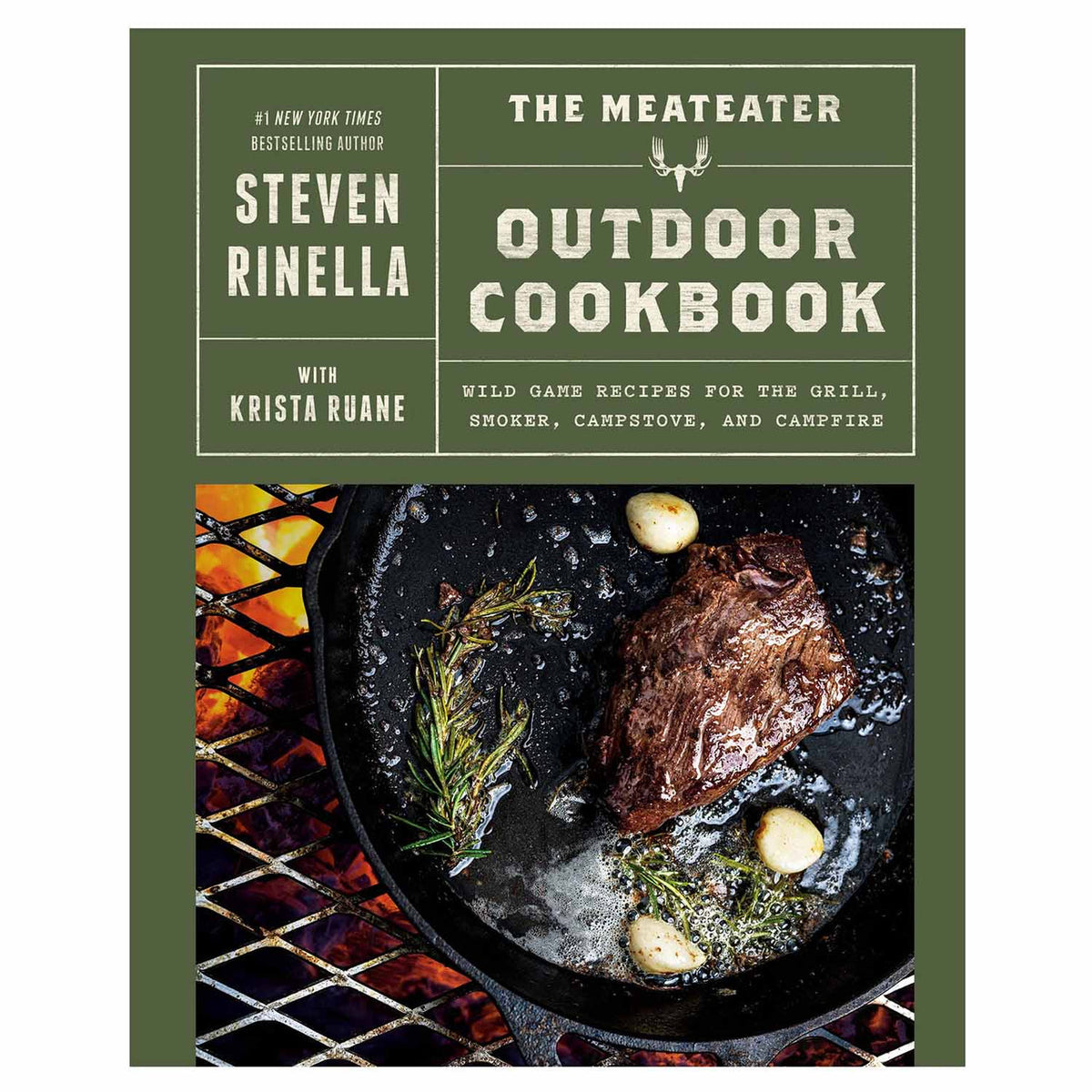 Image of the The MeatEater Outdoor Cookbook.