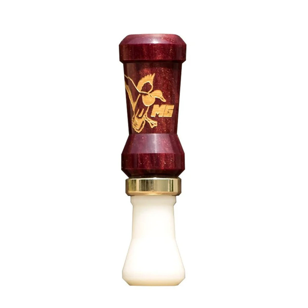Molt Gear Ol' River Man Single Reed Duck Call Image in Black-Cherry Ivory