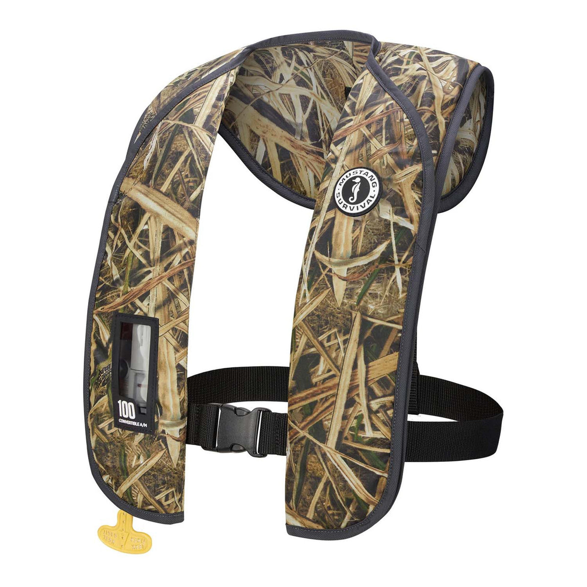 Image of the Mustang Survival MIT 100 Convertible A/M Inflatable PFD in Mossy Oak Shadow Grass Blades