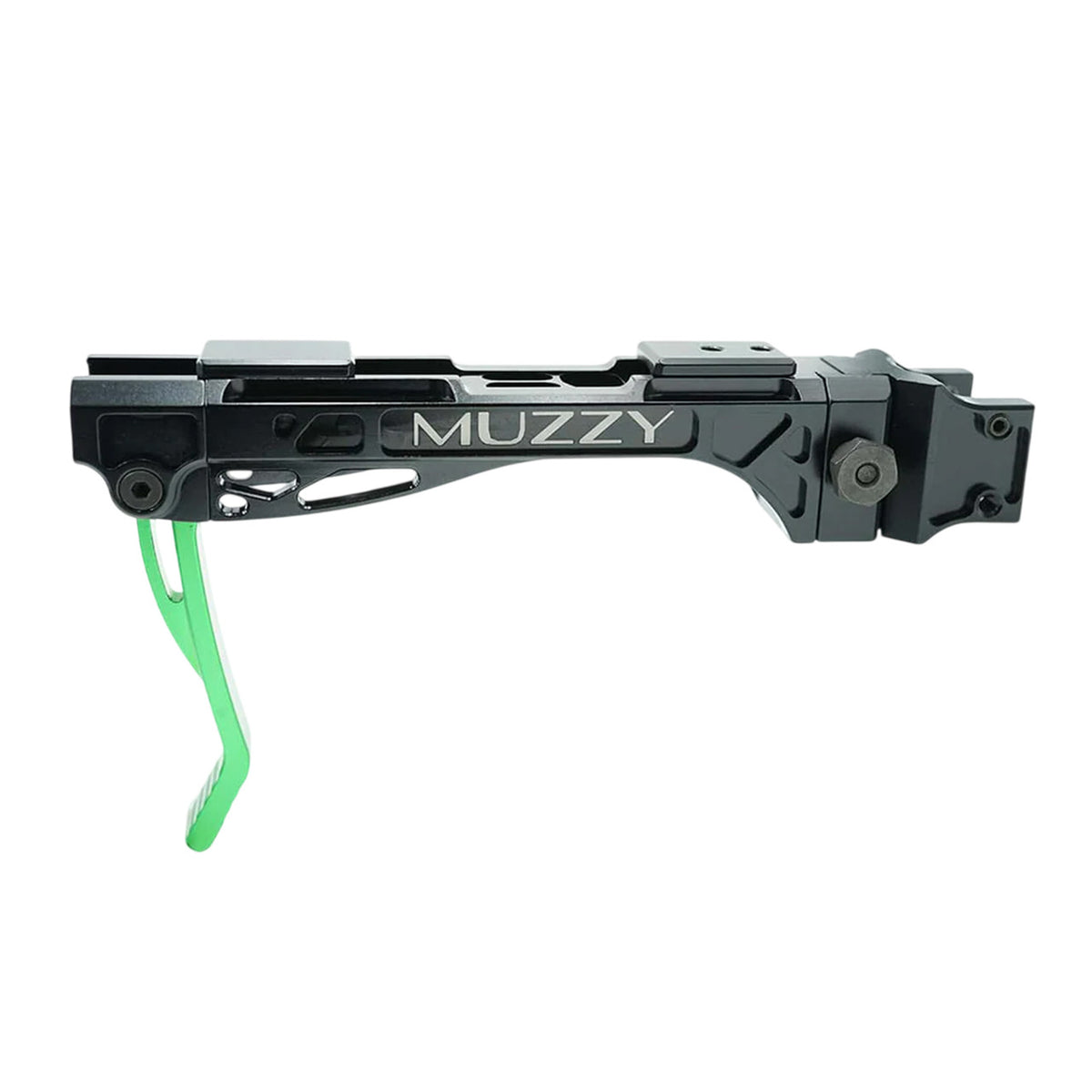 Reel Lock Image of the Muzzy LV-R Bowfishing Quick Detach Reel Seat.