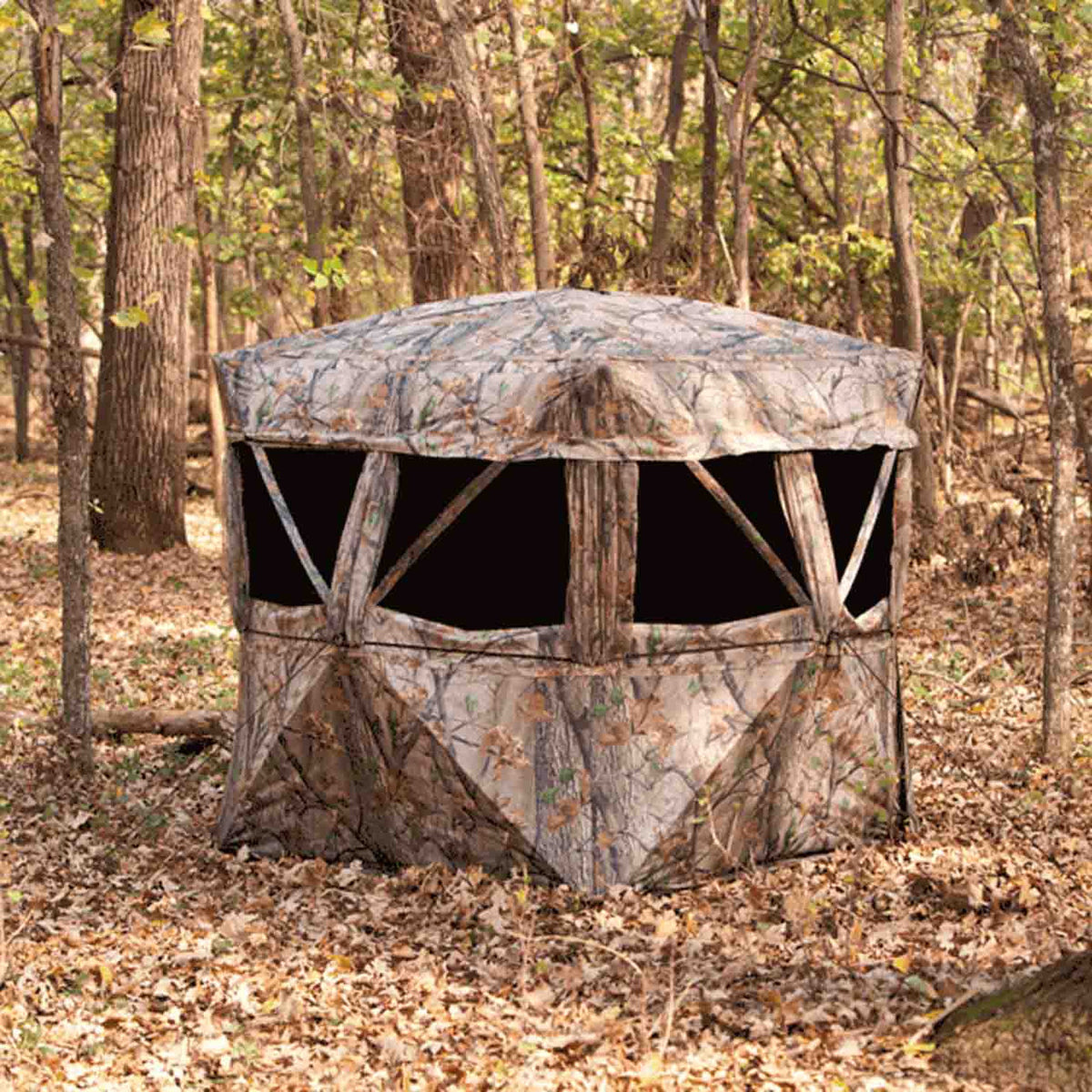 Field Image of the Muddy Outdoors VS360 3-Man Ground Blind.
