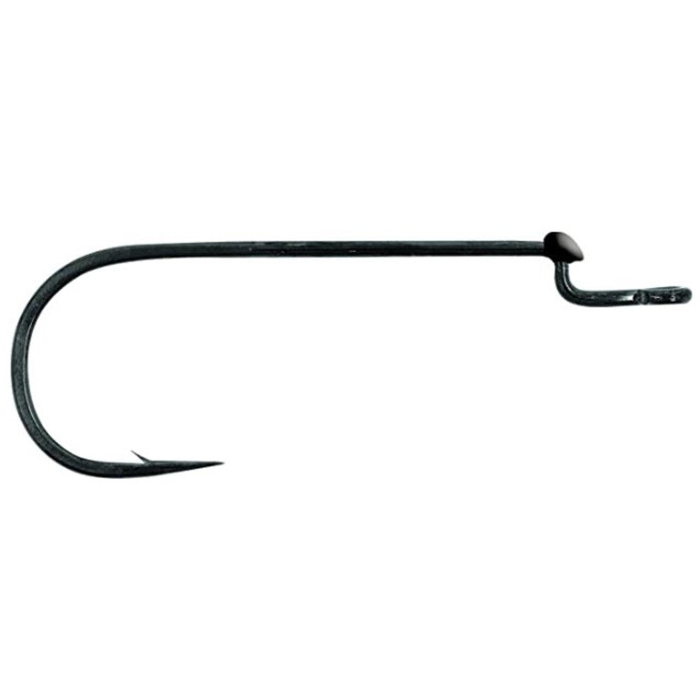 Grip-Pin Big Bite Soft Plastics Hook, 2X Long - Black Nickel