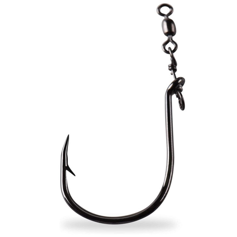 Image of the Mustad No-Twist Drop Shot Black Nickel Hook.