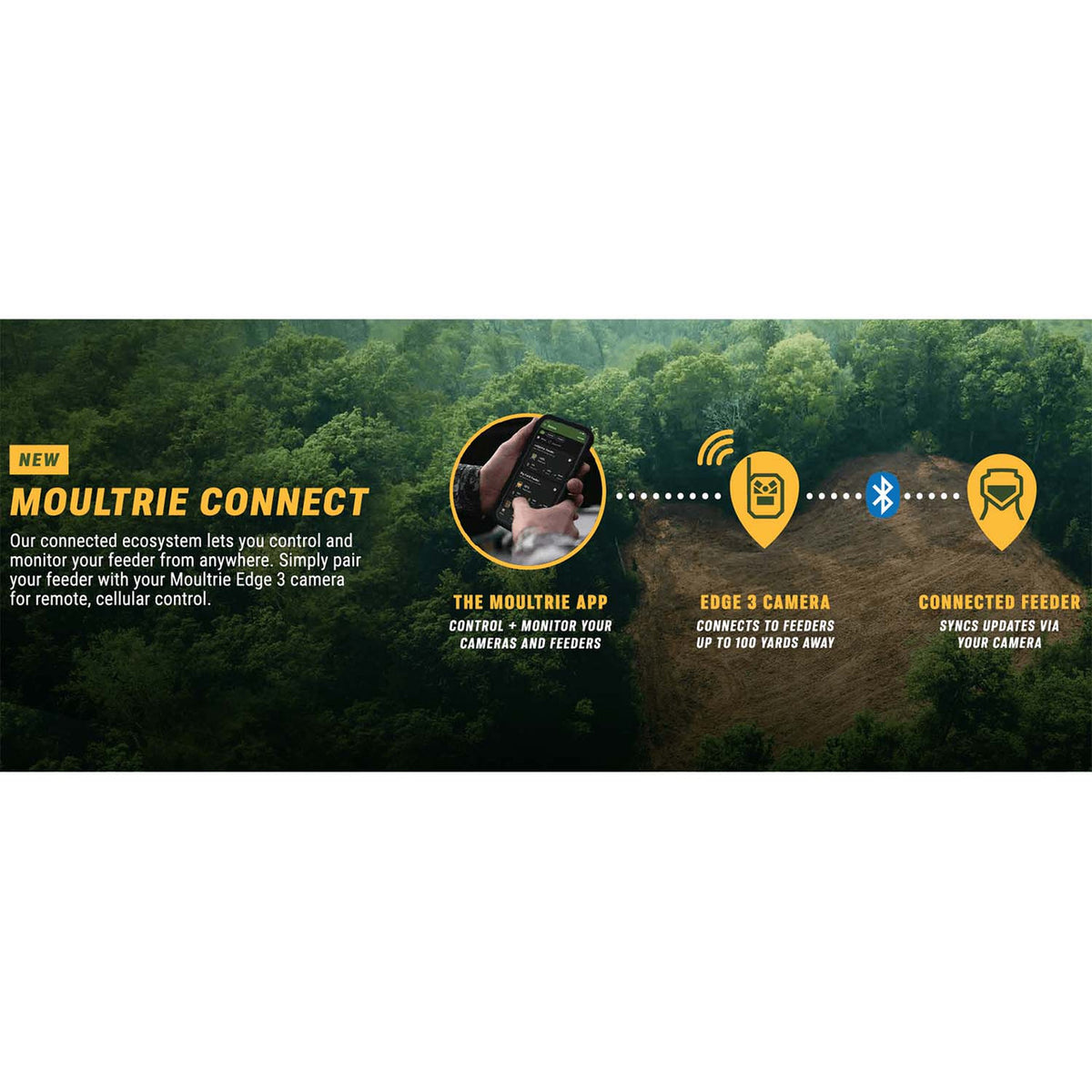 Moultrie 200 lb. Standard Deer Feeder Moultrie Connect Image