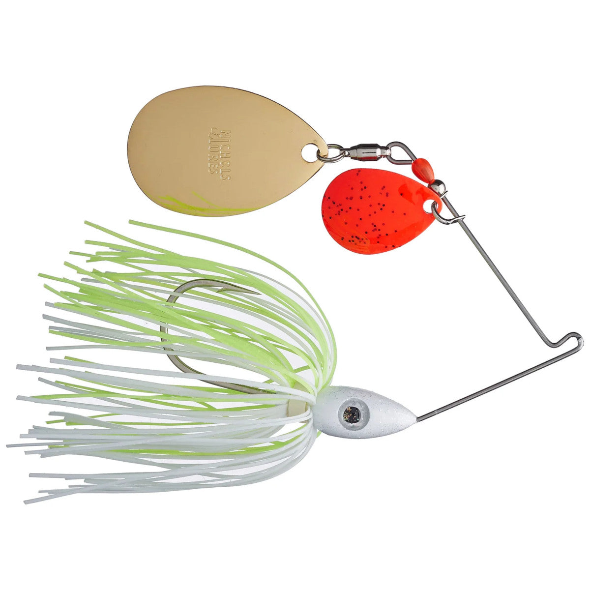 Pulsator Hoosier Series Spinnerbait - White & Chartreuse