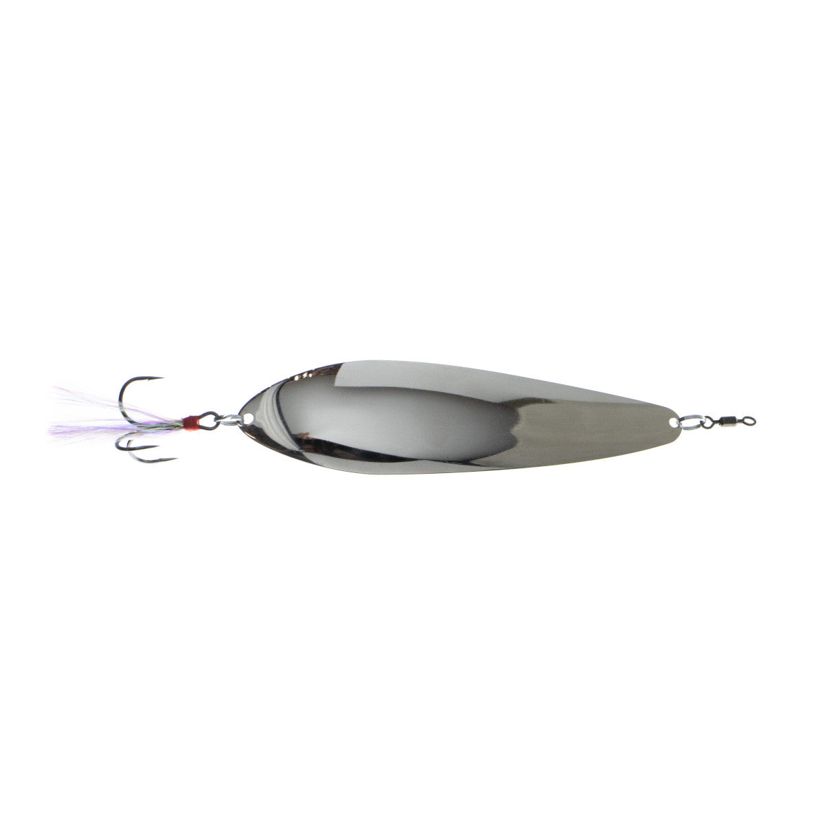 Image of the Nichols Lures Bass Mafia Little Larry Spoon in Silver Chrome