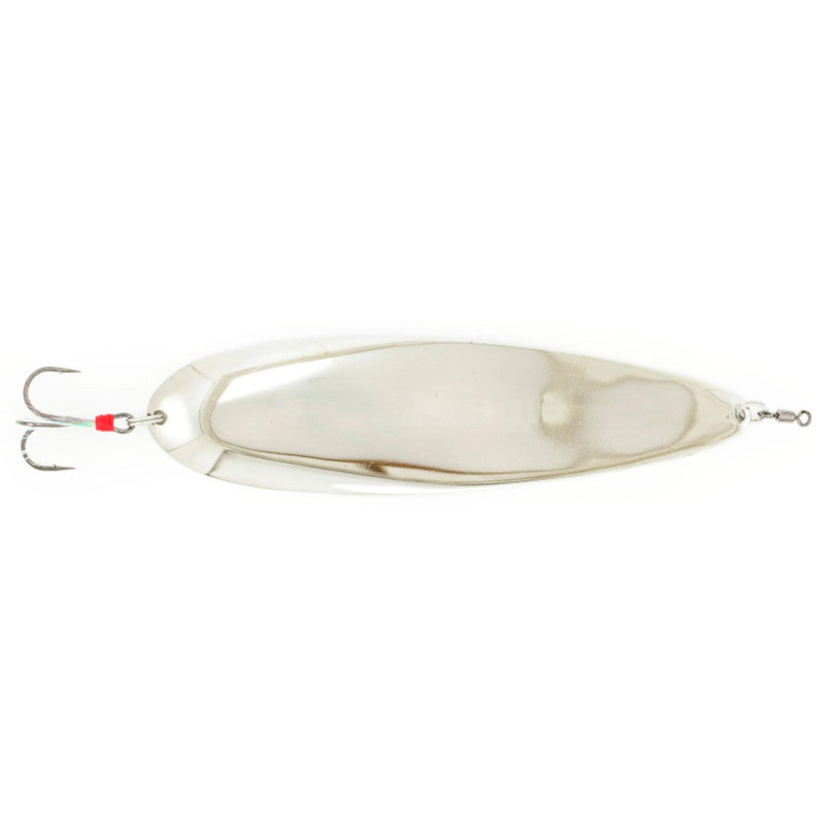 Image of the Nichols Lures Ben Parker Magnum Flutter Spoon in Silver Chrome