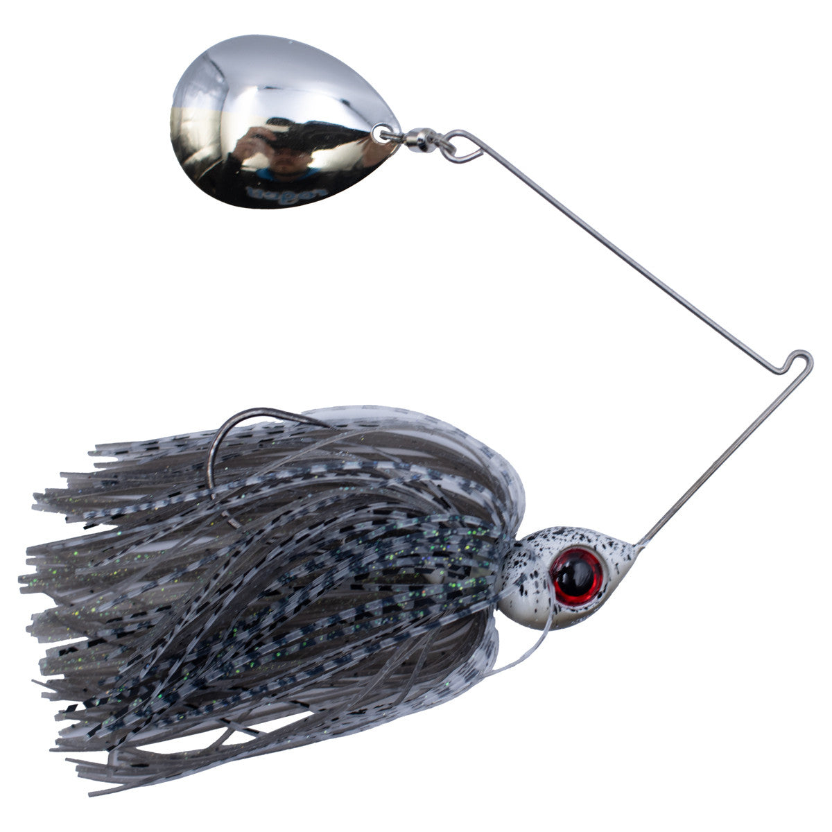Head Hunter Lures Nasty Nasty 50/50 Colorado Spinnerbait Image Grey Ghost