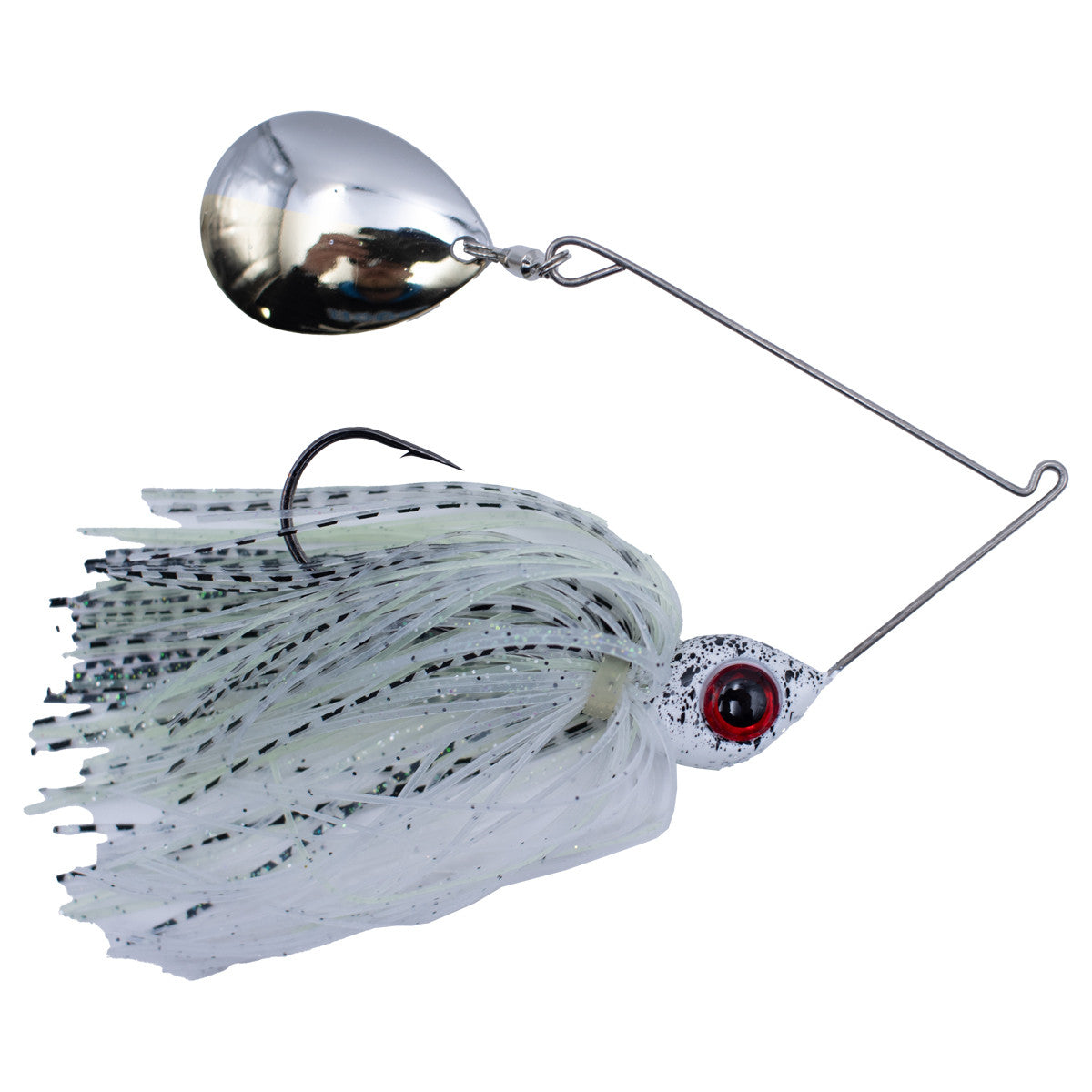 Head Hunter Lures Nasty Nasty 50/50 Colorado Spinnerbait Image in Pearl Pheasant