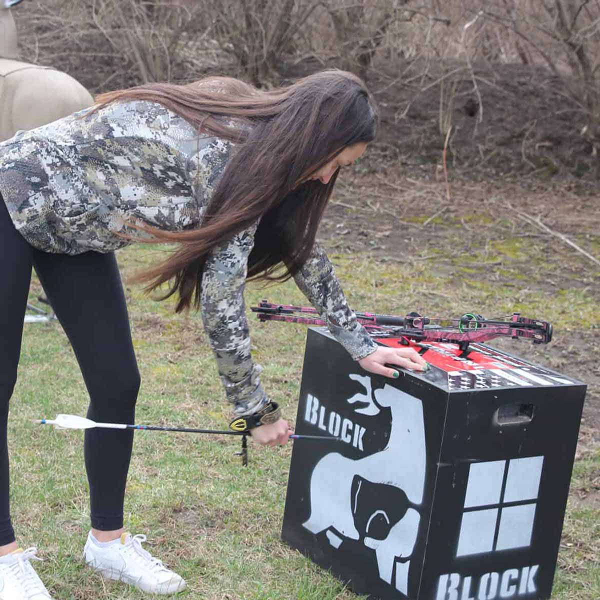 Block Targets 22" Block Infinity Archery Target In-the-Field Image