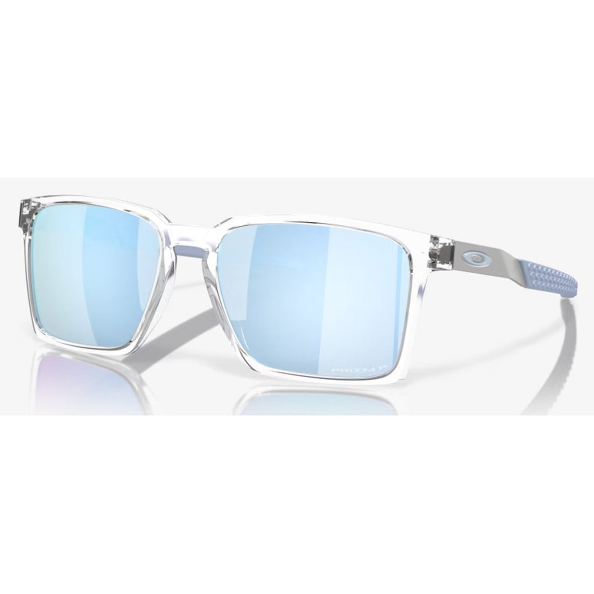 Oakley Exchange Sun Sunglasses - Polished Clear PRIZM Sapphire Polarized