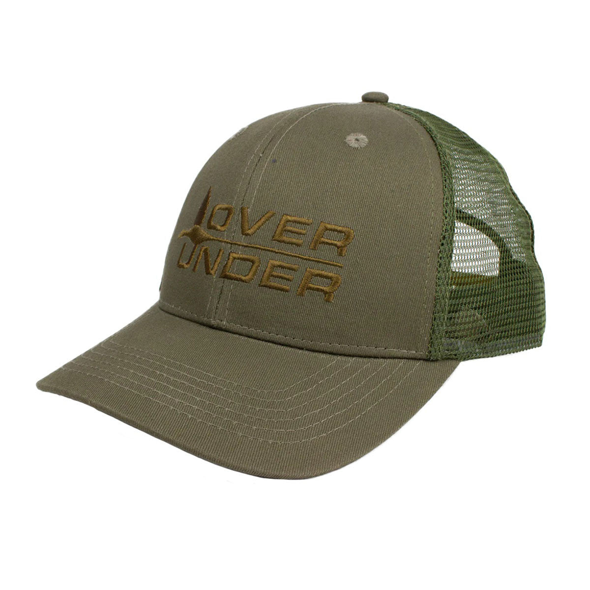 Over Under In Flight Mesh Back Hat Image in Loden