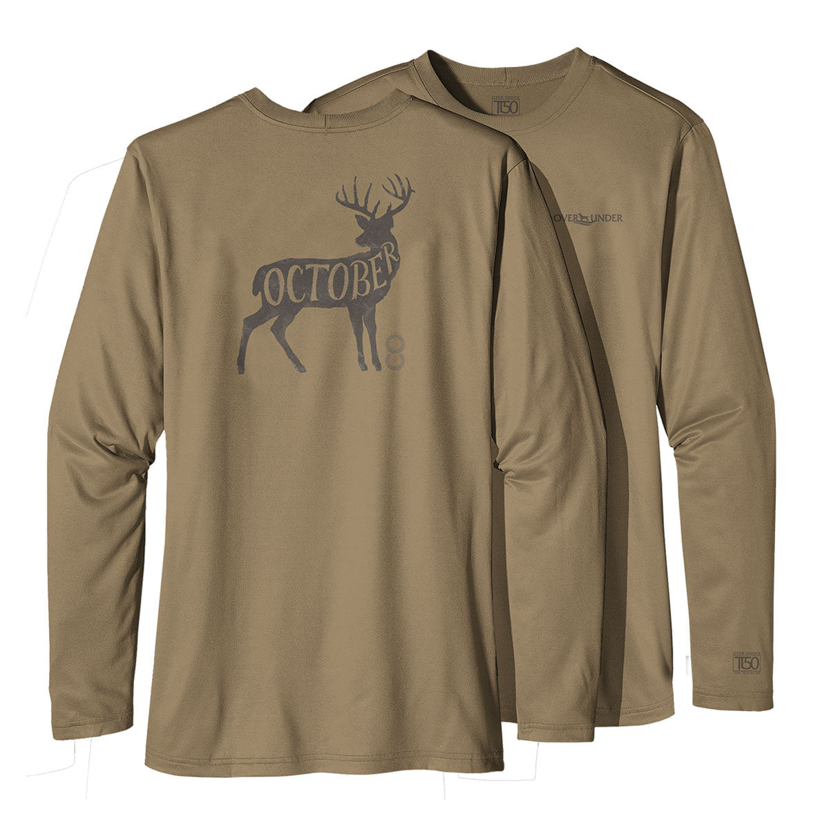 Over Under Timber Tech October Deer Long-Sleeve T-Shirt