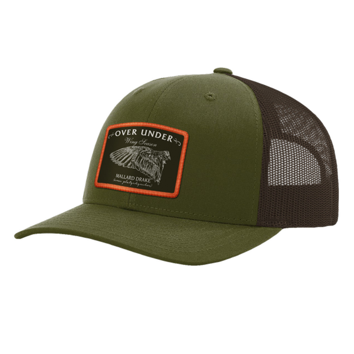 Over Under Wing Season Mesh Back Hat - Loden