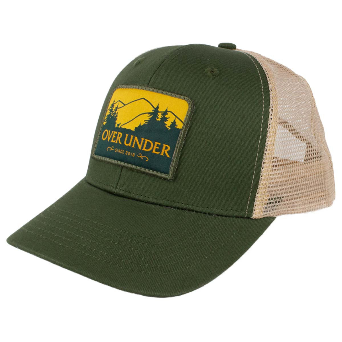 Over Under Sunrise Mesh Back Hat image in Loden