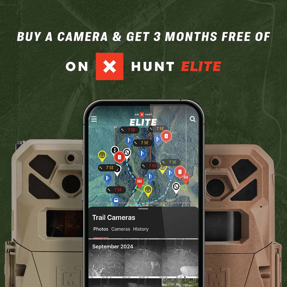Buy a Camera and Get 3 Months OnX Hunt Elite Free Image