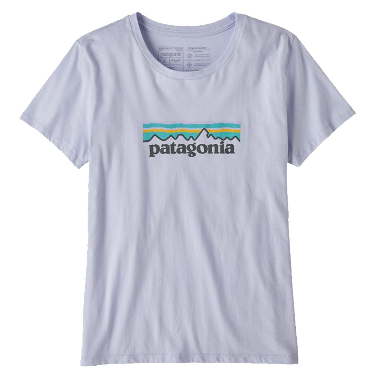 Women's Pastel P-6 Logo Organic Crew Short Sleeve