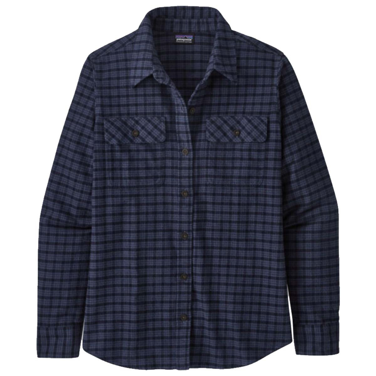 Women's Long-Sleeved Organic Cotton Midweight Fjord Flannel Shirt