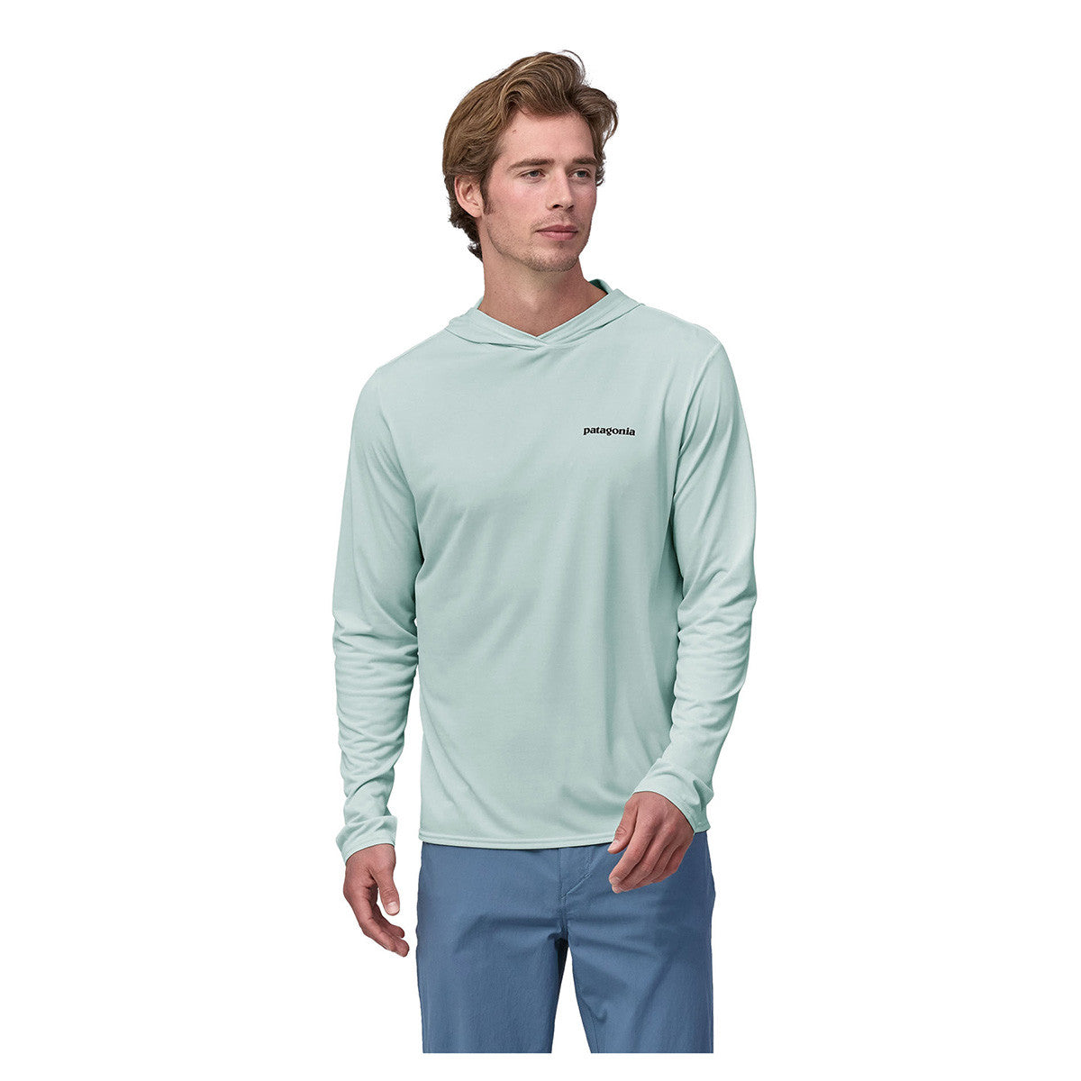 Patagonia Capilene Cool Daily Graphic Hoody Image in Wispy Green