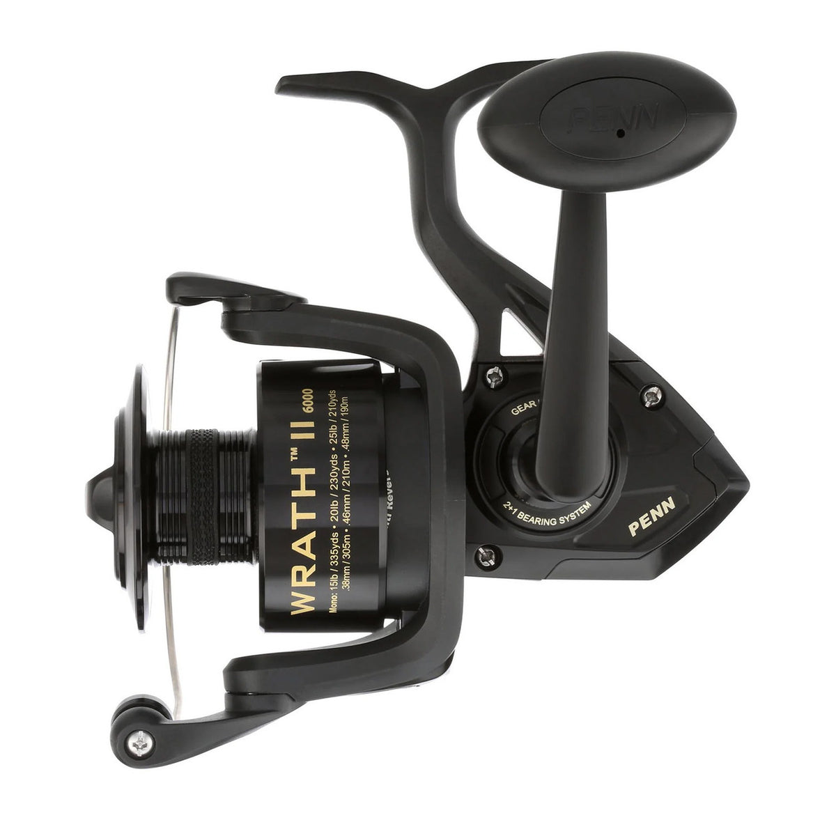 Penn Wrath II Spinning Reels Side Image in 6000