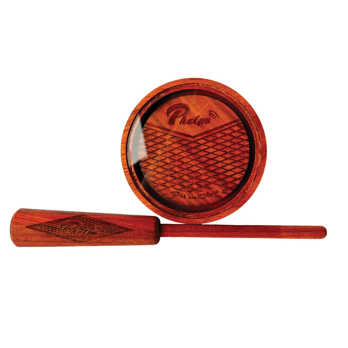 Phelps Pot Turkey Call - Crystal/Padauk
