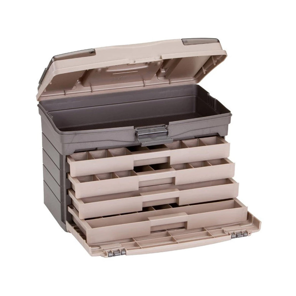 Plano Guide Series Four Drawer Tackle Box Opened Image