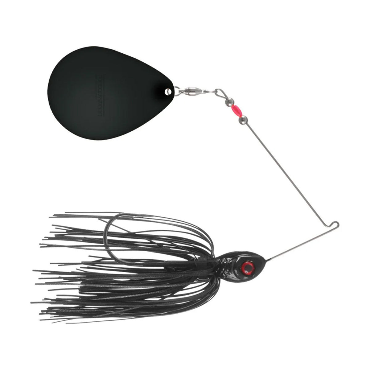 Booyah Moon Talker Spinnerbait Image in Black/Silver Flake