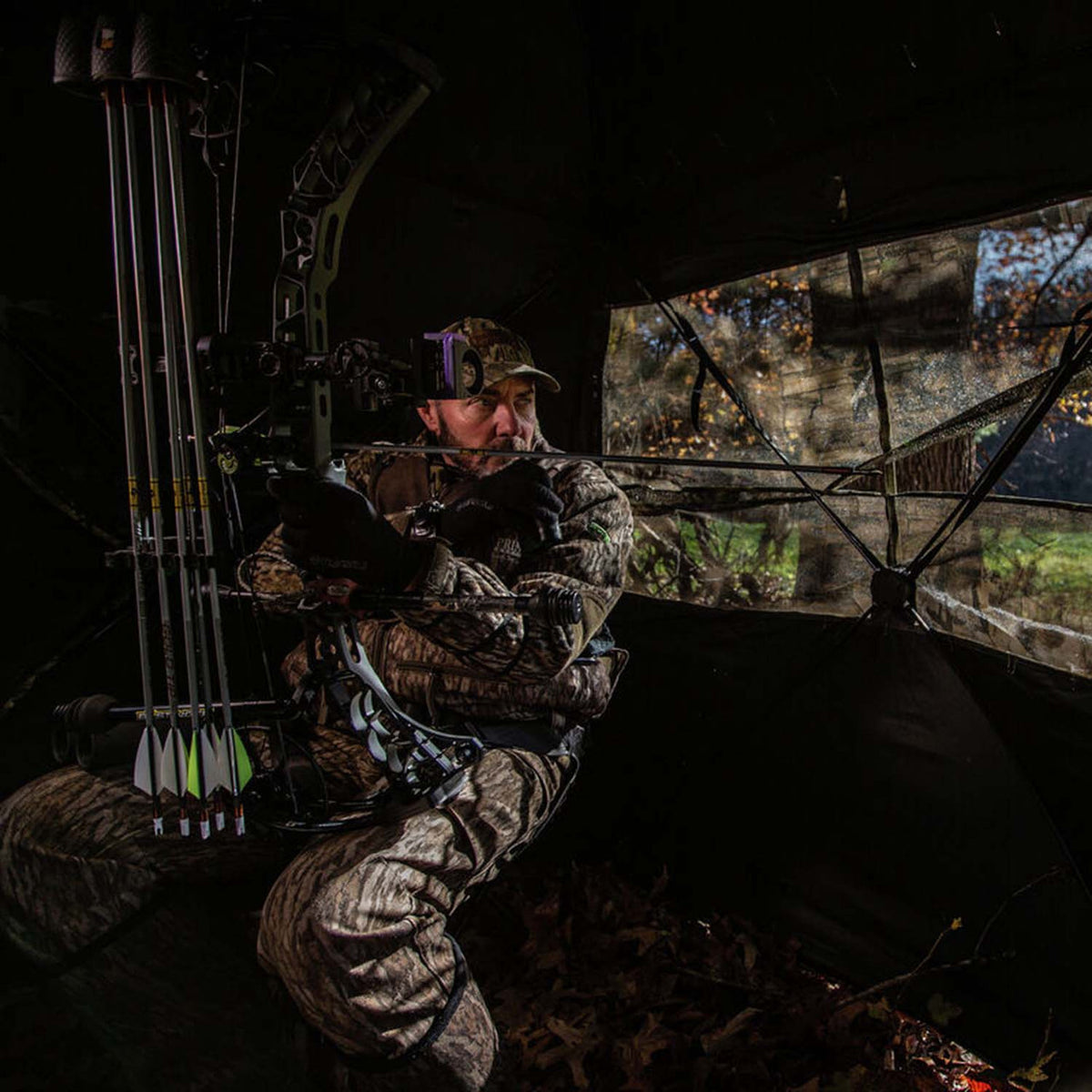 Primos Double Bull SurroundView Max Hunting Ground Blind Inside Blind Image