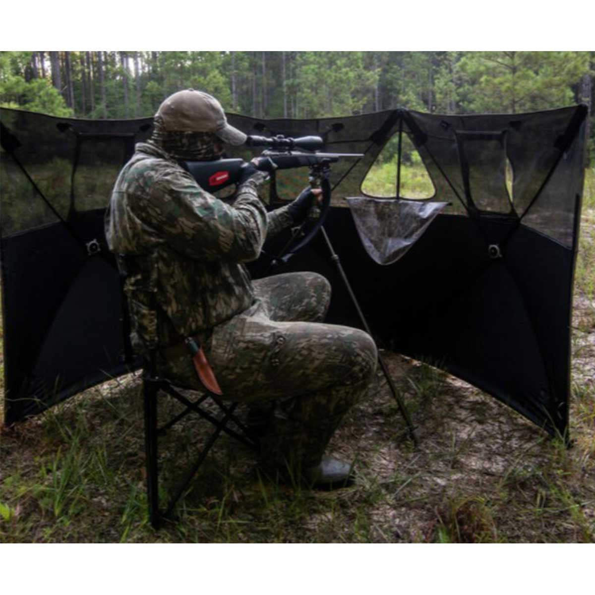 Double Bull 3 Panel Stakeout with Surroundview Hunting Blind
