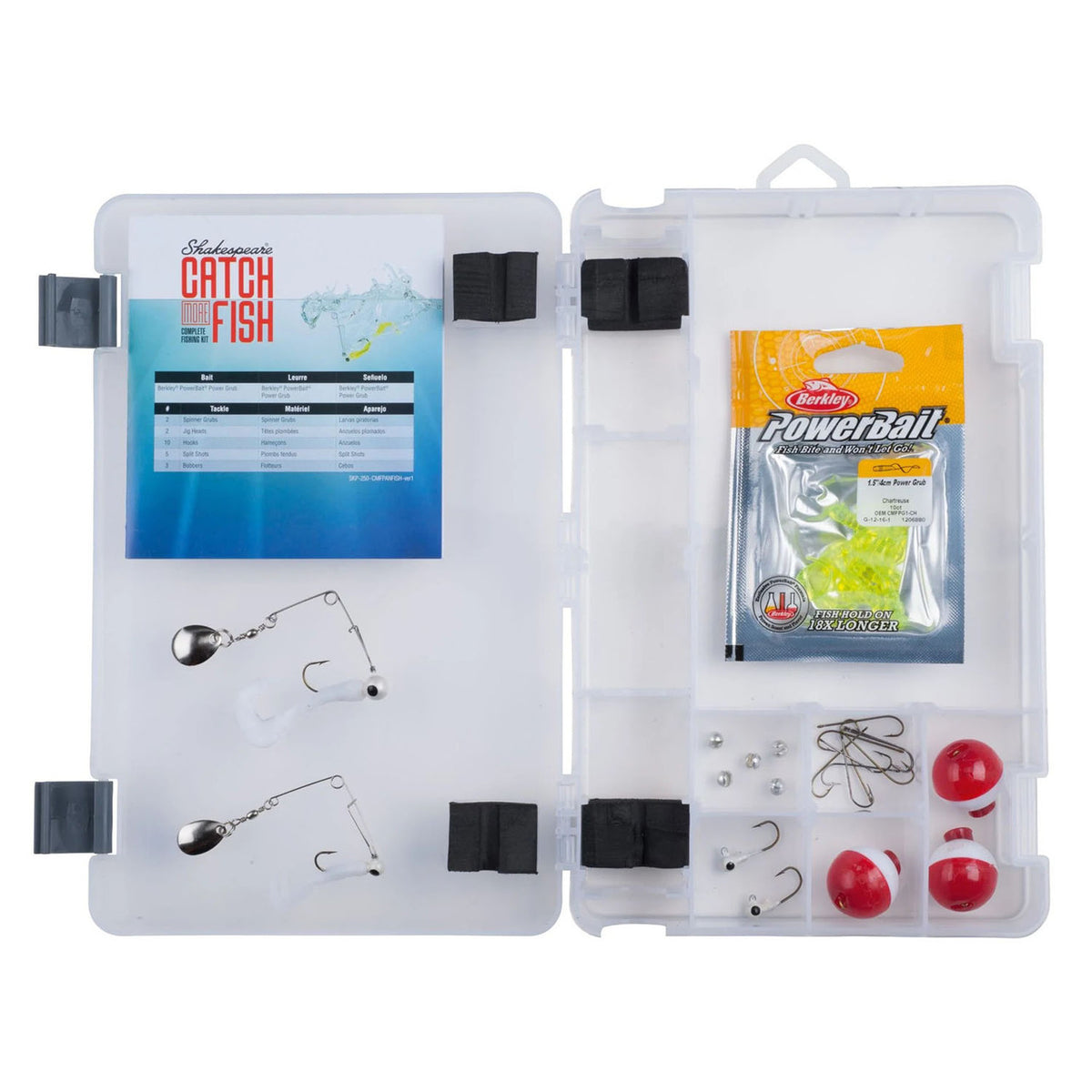 Shakespeare Catch More Fish Panfish Kit Inside Image