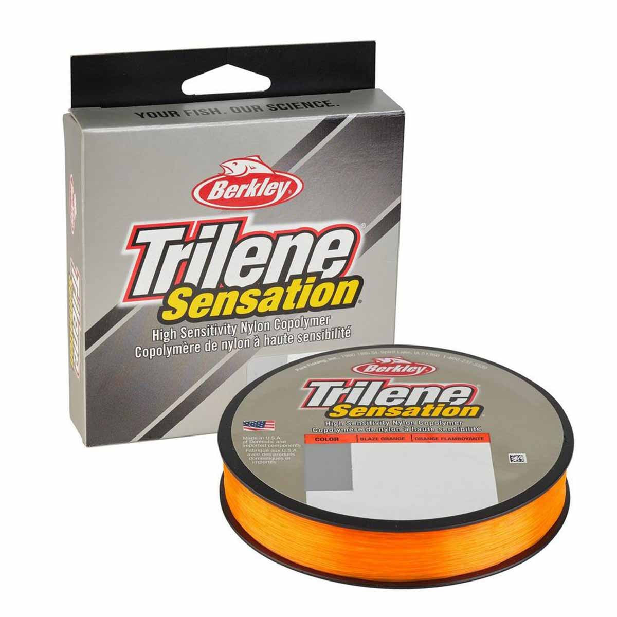 Trilene Sensation Blaze Orange 8lb Fishing Line