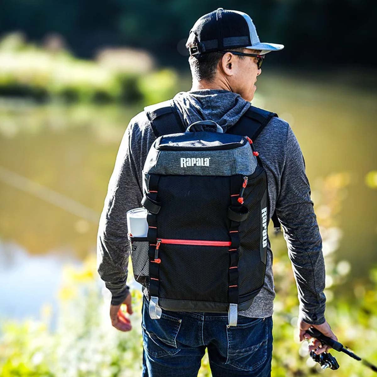 Rapala Venture 13" Anglers Backpack Model Image