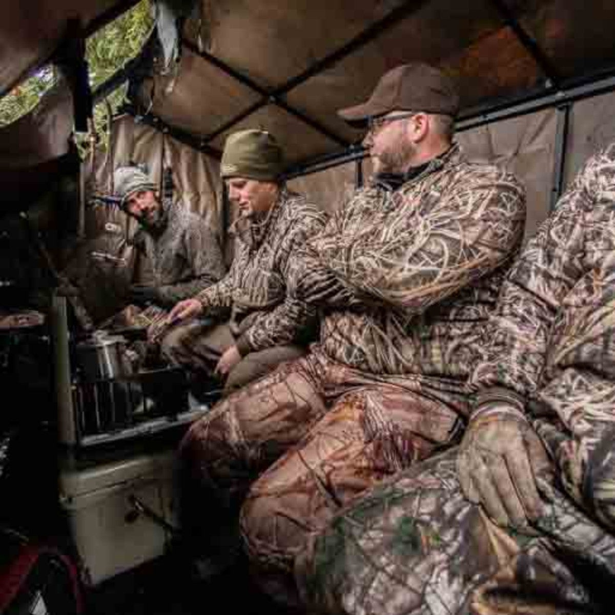 Redneck Mallard Duck Blind Image