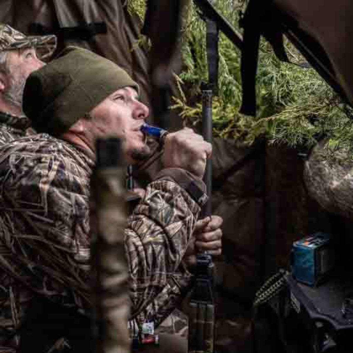Redneck Mallard Duck Blind Image