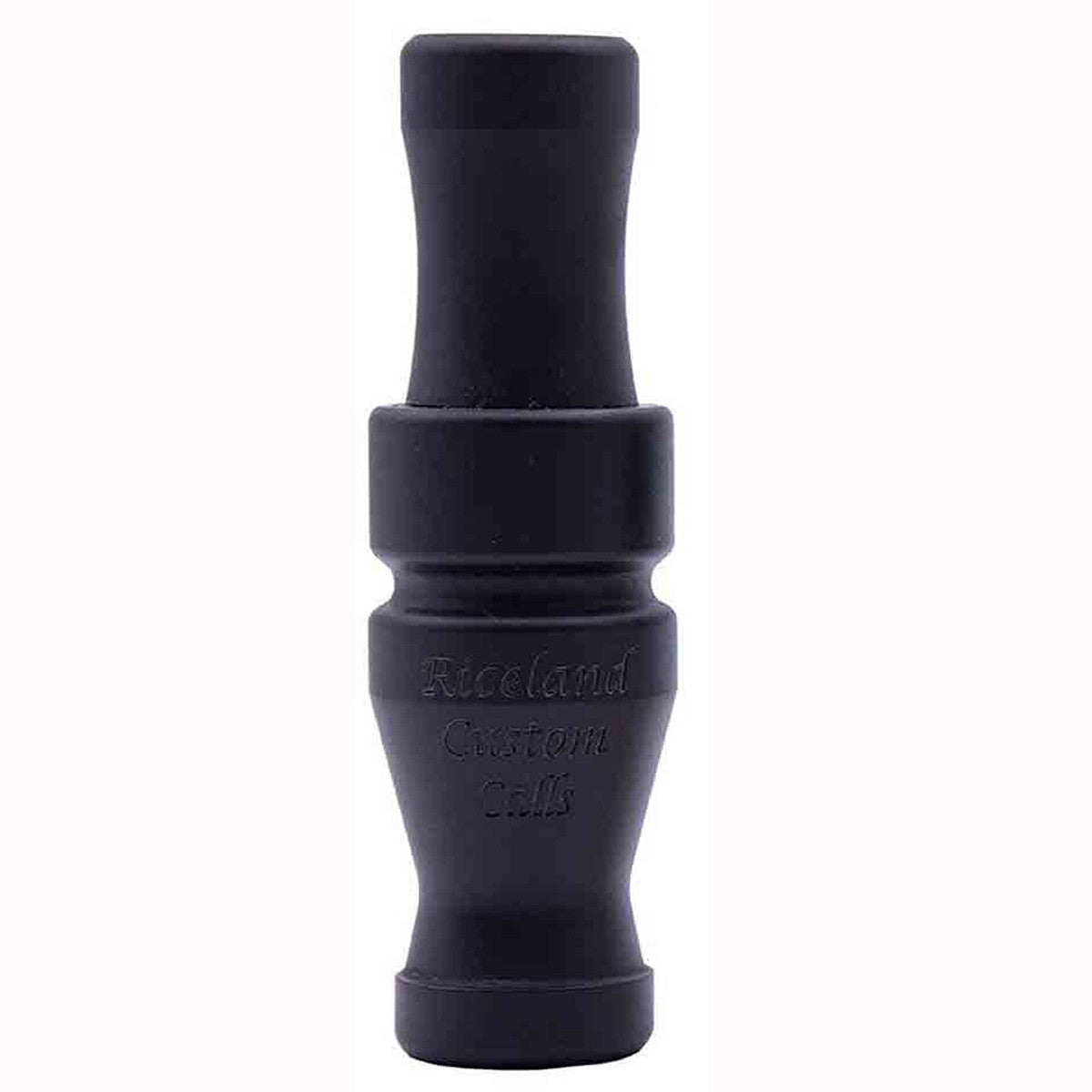 Riceland Custom Calls Custom Acrylic Speck Calls, 3/4" Guts Image in Matte Black
